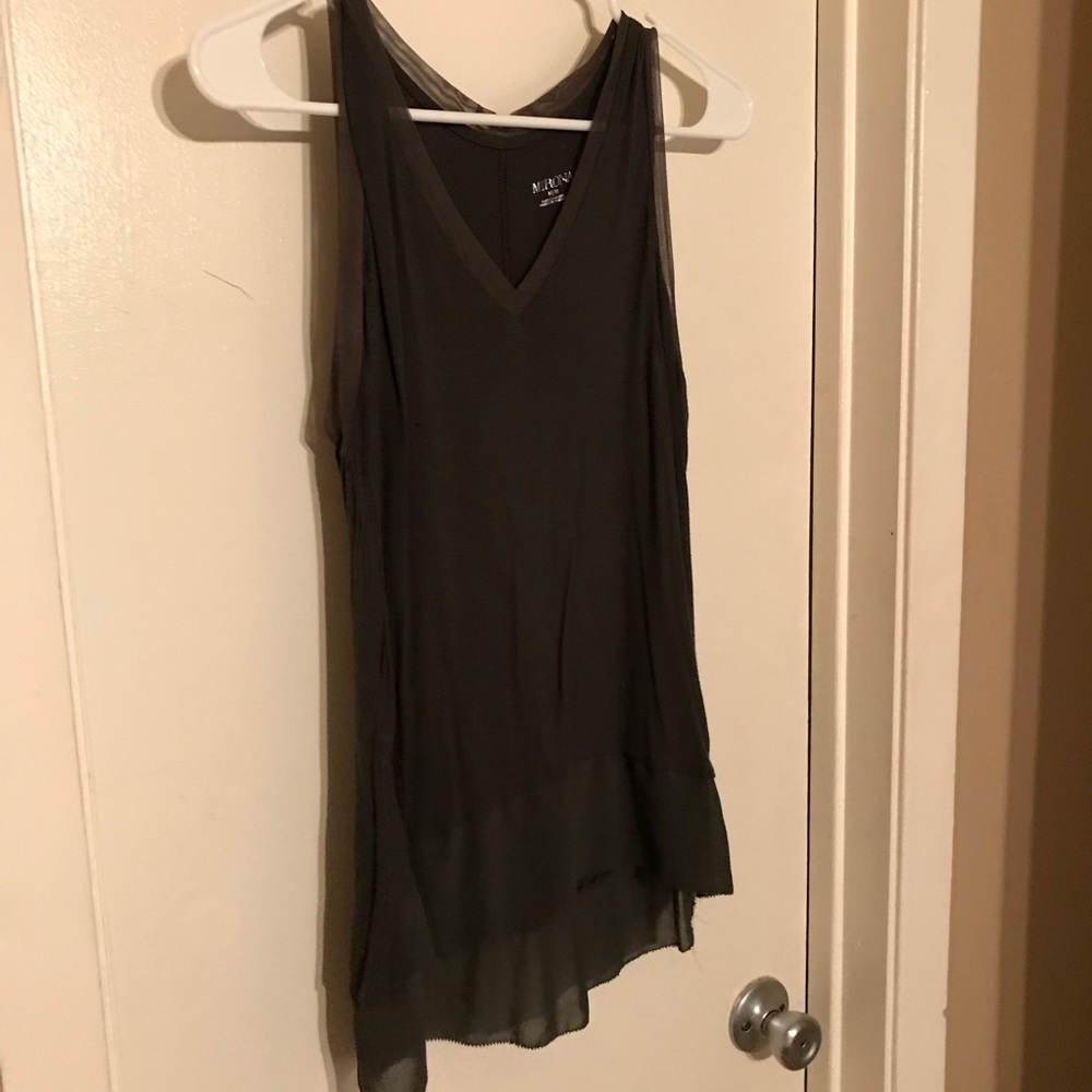 Green tank top